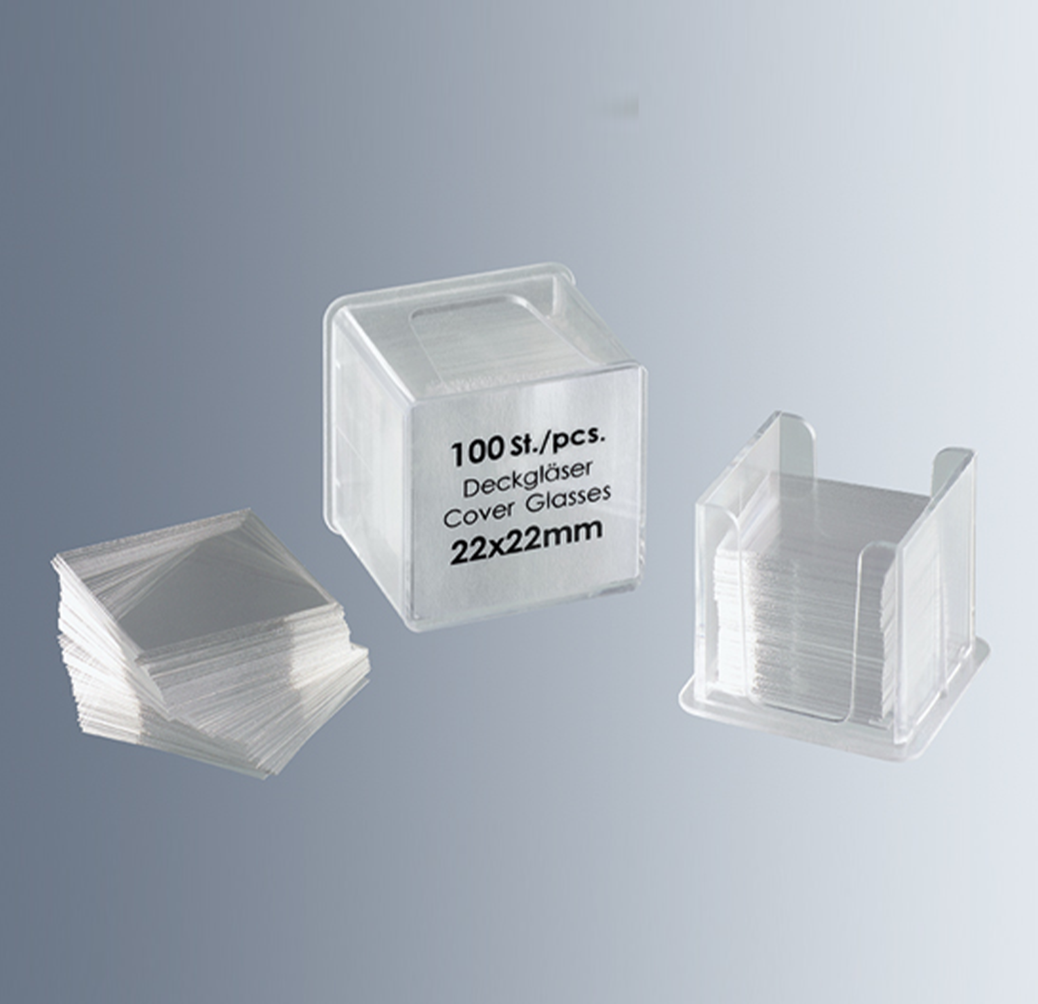 Cover glasses square and rectangular